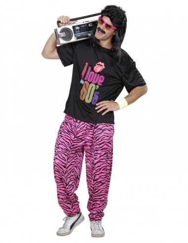 DISFRAZ AﾑOS 80 CHICO TALLA XL Disfraces