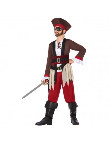 DISFRAZ PIRATA MARRÓN 3-4 Disfraces