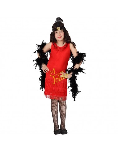 DISFRAZ CHARLESTON ROJO 7-9 Disfraces de Años 20: Gansters y Cabarets