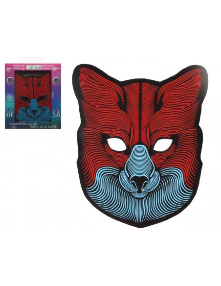 MASCARA LED ZORRO Máscaras y Antifaces