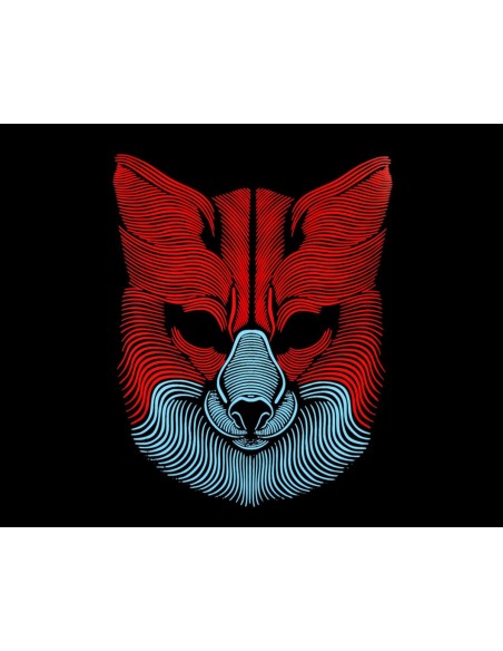 MASCARA LED ZORRO Máscaras y Antifaces