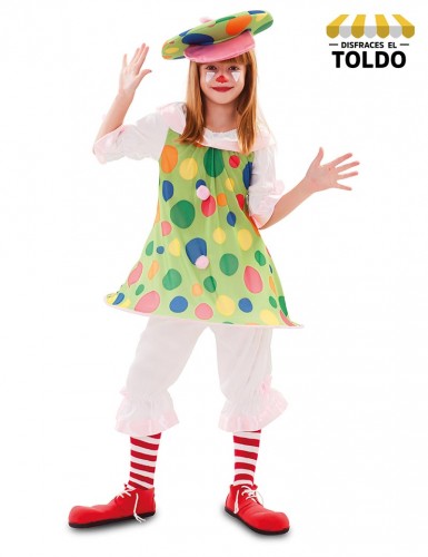 DISFRAZ PAYASITA TOPOS 7-9 AÑOS Disfraces de Payasos