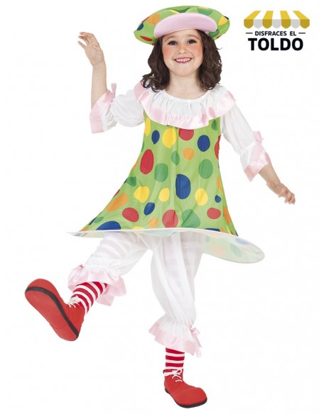 DISFRAZ PAYASITA TOPOS 7-9 AÑOS Disfraces de Payasos
