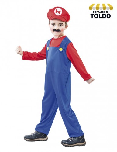 DISFRAZ MARIO 2-4 AÑOS Disfraces de Videojuegos y juegos