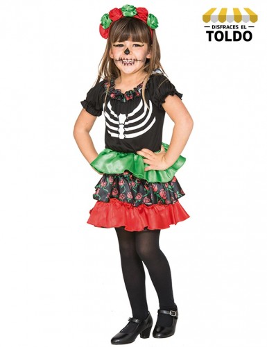 DISFRAZ CATRINA BEBE 2-4 Disfraces de Terror