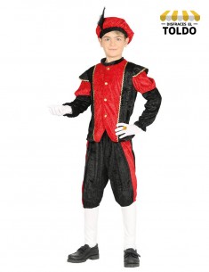 DISFRAZ PAJE ROJO 3-4 Disfraces de Navidad