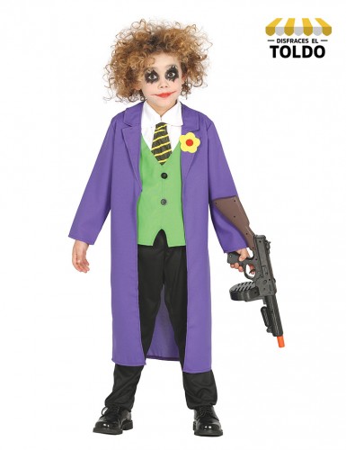 Disfraz Joker 10-12 Años Disfraces de Superheroes y Villanos