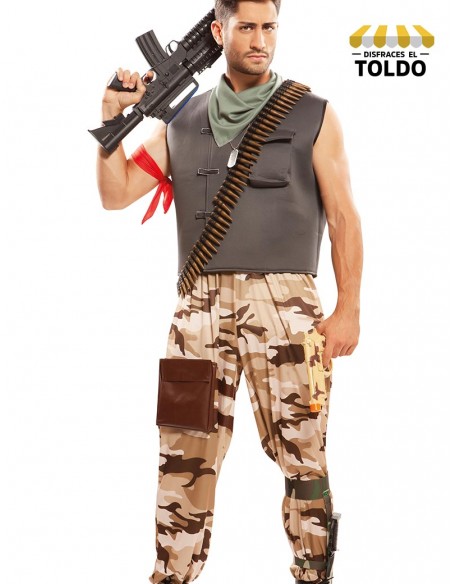 DISFRAZ SOLDADO DE COMBATE AD Disfraces de Militar