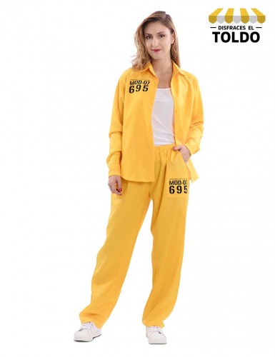 DISFRAZ PRESA AMARILLA MUJER Disfraces de Vis a Vis