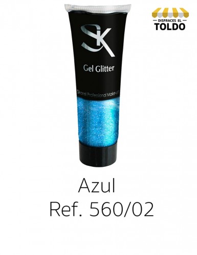 TUBO MAQUILLAJE GLITTER GEL 30 ml Maquillaje