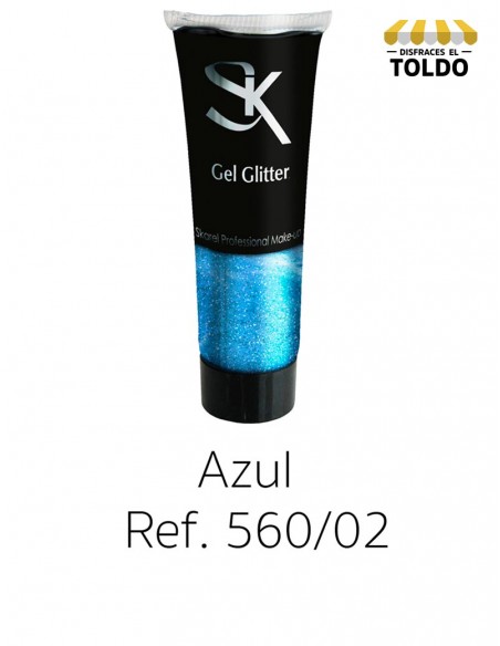TUBO MAQUILLAJE GLITTER GEL 30 ml Maquillaje