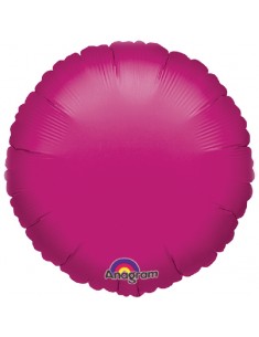 GLOBO HELIO REDONDO MORADO 45x41 cm. 18" Globos