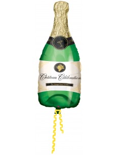 GLOBO HELIO BOTELLA CHAMPAN 91x35 cm Globos