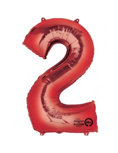 GLOBO 2020 HELIO ROJO 83cm Globos