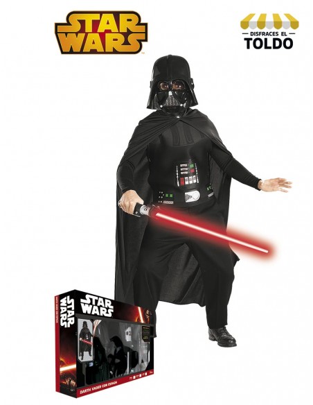 DISFRAZ DARTH VADER C/ESPADA LUJO 5-7 Disfraces de Star Wars