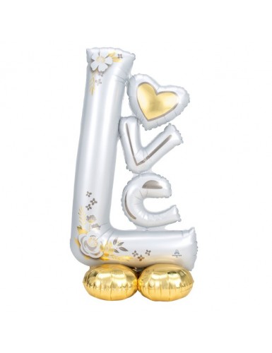 Letras Love Blanco San Valentín 2021