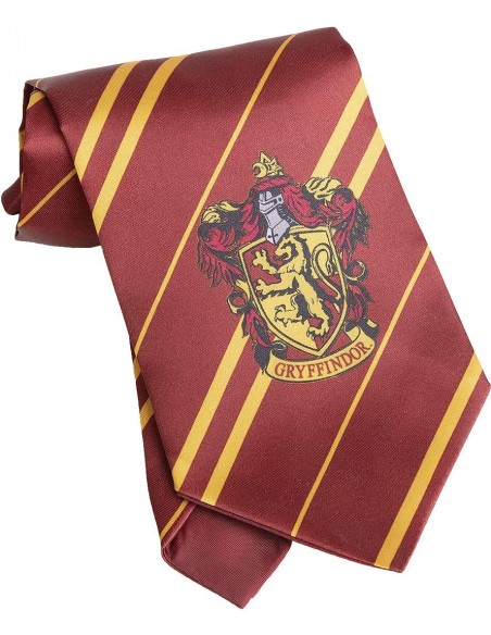 Corbata Harry Potter Deluxe. Casa Gryffindor. Disfraces de Harry Potter