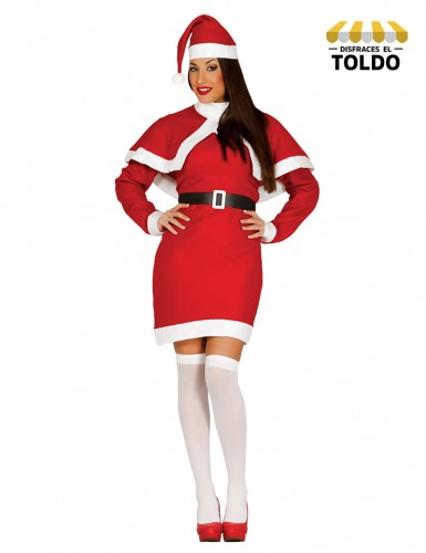 DISFRAZ MAMA NOEL ECONOMICO ADULTO Disfraces de Mamá Noel