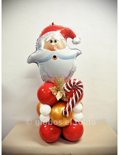 Bouquet Papá Noel P Globos de Navidad