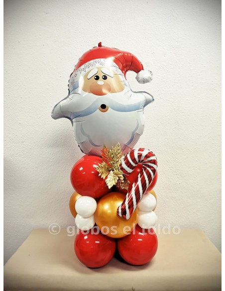 Bouquet Papá Noel P Globos de Navidad