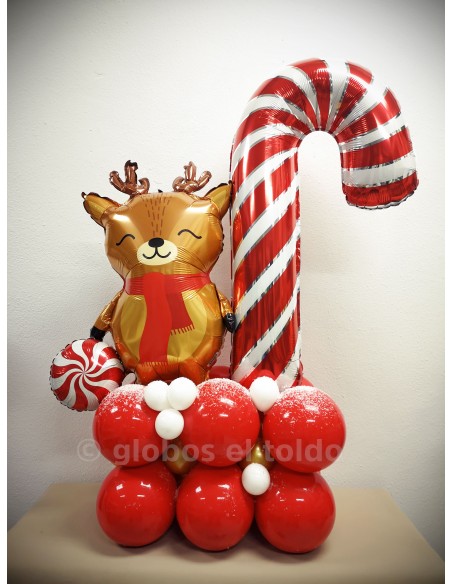 Bouquet Reno Grande Globos de Navidad