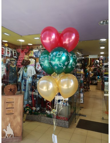 Ramo Mixto Reyes 9 globos con Helio Globos de Navidad