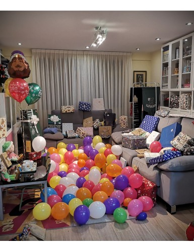 Bolsa Globos Suelo Hinchados aire Globos de Navidad