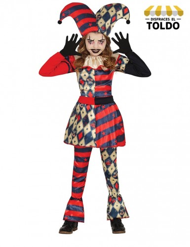 Disfraz arlequin niña harley infantil Disfraces de Payasos