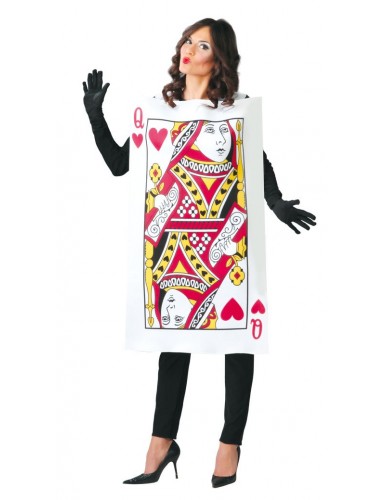Disfraz carta reina de corazones adulto Disfraces de Peliculas y Series