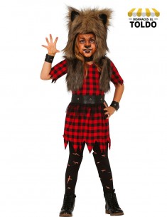 Disfraz hombre lobo niña infantil Disfraces de Hombre Lobo