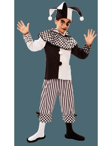Disfraz arlequin b&n Disfraces de Payasos
