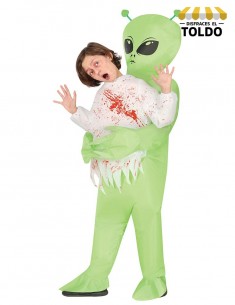 Disfraz alien hinhcable infantil Disfraces de Terror