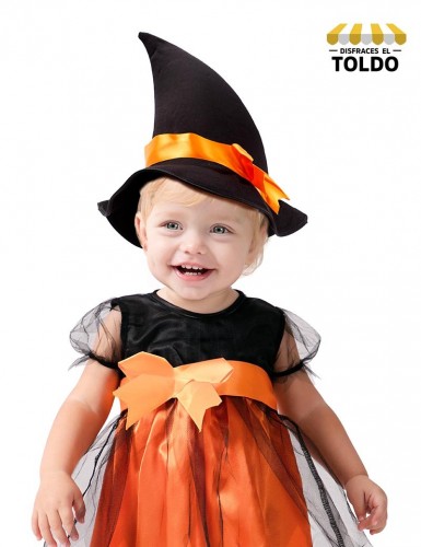Disfraz brujita naranja bebe Disfraces de Terror