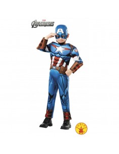 Disfraz capitan america deluxe infantil Disfraces de Capitán América