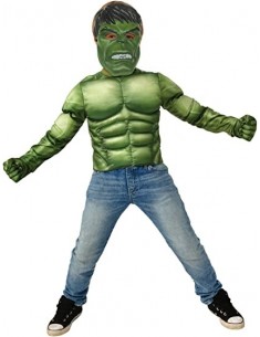 Disfraz hulk acc. talla unica Disfraces de Superheroes y Villanos