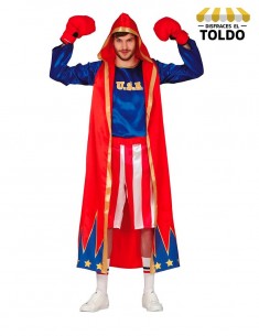 Disfraz boxeador con bata Disfraces de Boxeador