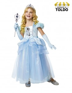 Disfraz princesa azul cenicienta infantil Disfraces de Cuentos infantiles