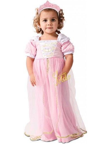 Disfraz princesa rosa bebé Disfraces de Cuentos infantiles