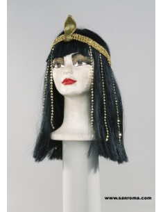 Peluca cleopatra con serpiente Pelucas Mujer y Niñas