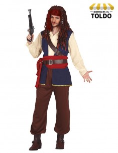 Disfraz pirata caribe adulto Disfraces de Piratas