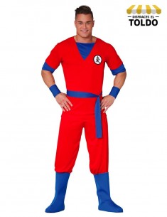Disfraz ninja rojo adulto Disfraces de Superheroes y Villanos