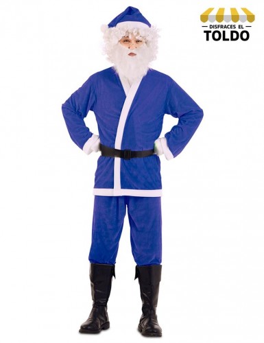 Disfraz papa noel azul Disfraces de Papá Noel