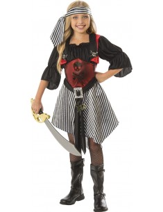 Disfraz piratesa escarlata infantil Disfraces de Piratas