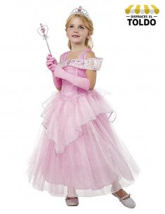 Disfraz princesa rosa aurora infantil Disfraces de Cuentos infantiles