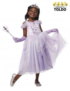 Disfraz princesa morada rapun infantil Disfraces de Cuentos infantiles