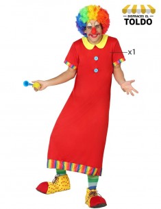 Disfraz payaso rojo adulto Disfraces de Payasos