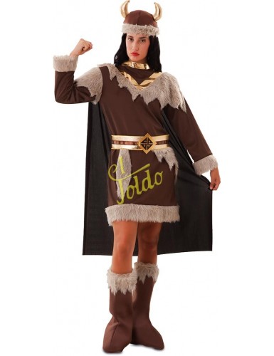 Disfraz vikinga mujer adulto Disfraces de Epoca e historicos