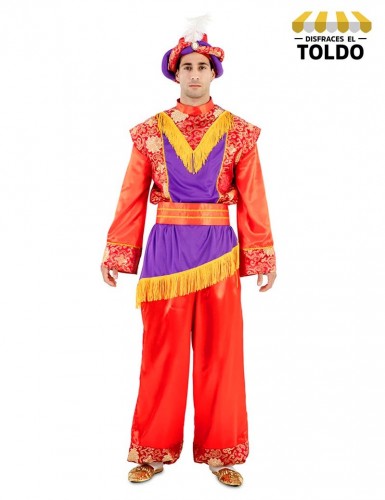Disfraz paje rojo hombre Disfraces de Epoca e historicos