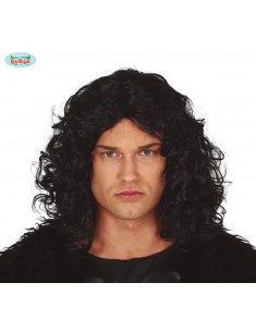 Peluca rizos negra nieves Pelucas Unisex