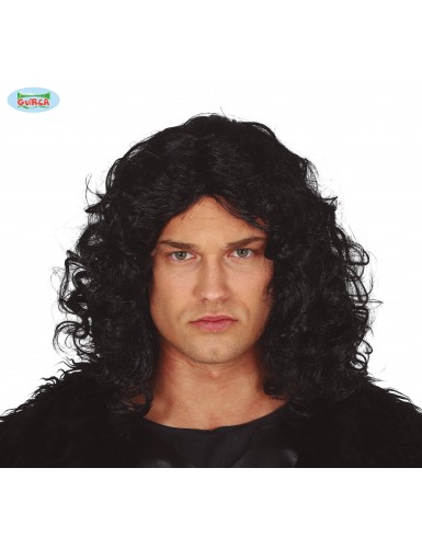 Peluca rizos negra nieves Pelucas Unisex